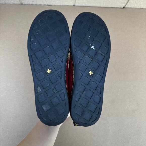 Dr Doc Martens Boots Maelly Lace Up Canvas Red Maroon High Top Women’s Size 6 - Picture 6 of 7